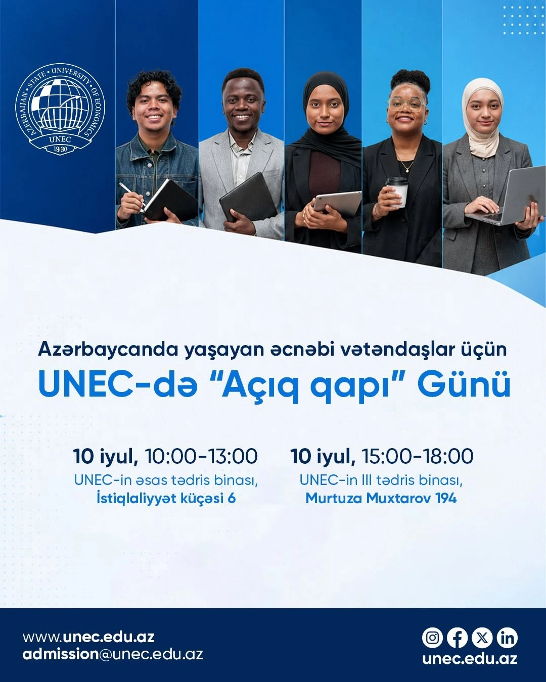 UNEC to host an Open Day for international residents in Azerbaijan