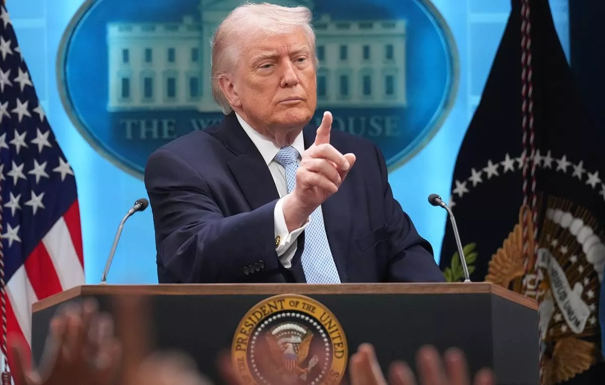 Trump says US forces to remain until Iran deal conditions are met