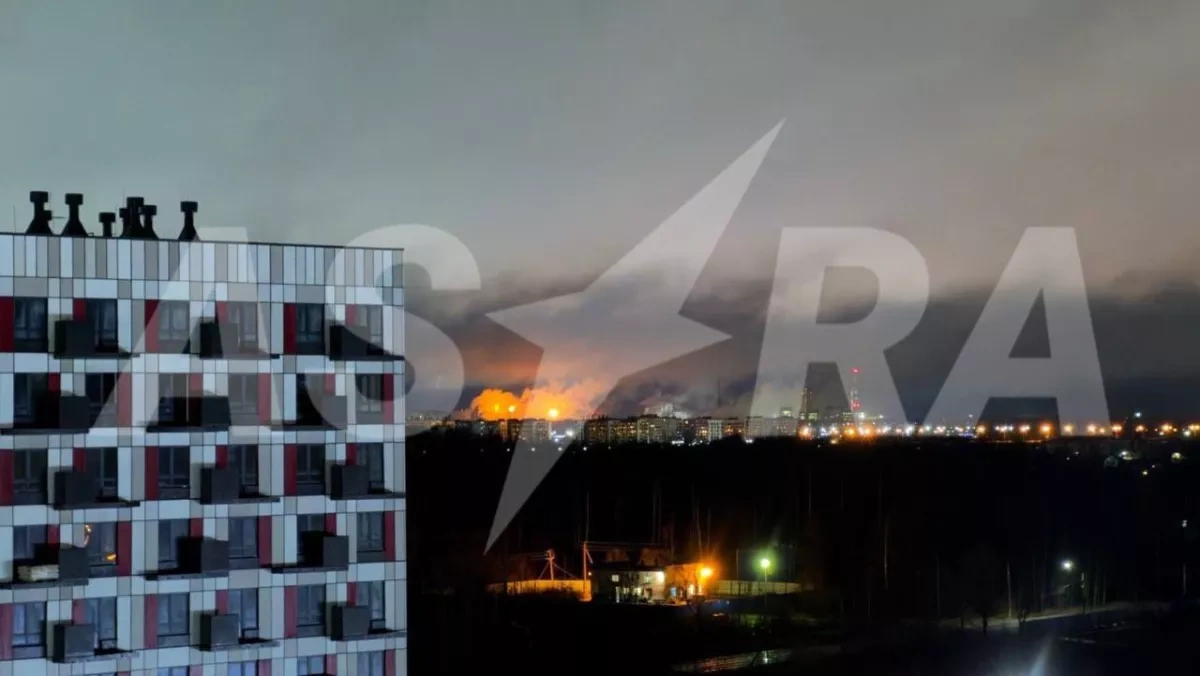 Mineral fertiliser plant in Russia's Veliky Novgorod catches fire after attack — ASTRA PHOTO / VIDEO
