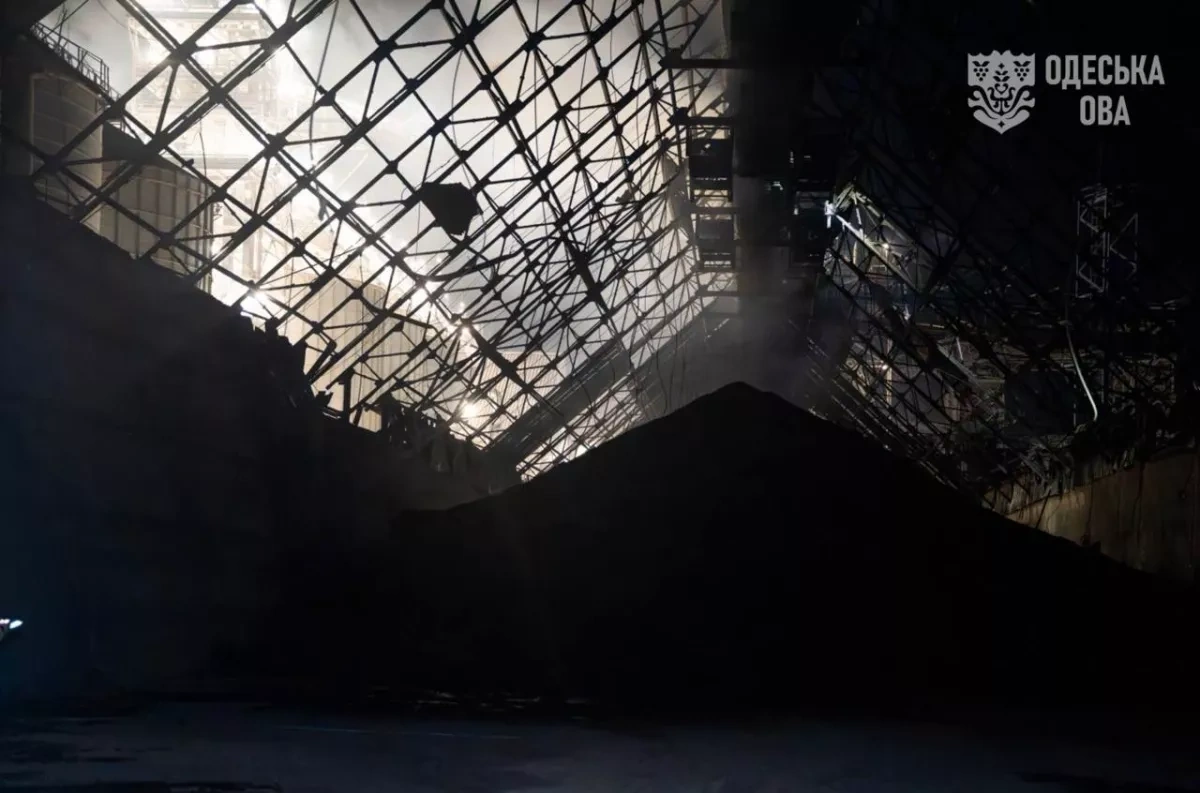 Critical infrastructure damaged in Ukraine's Odesa region PHOTO