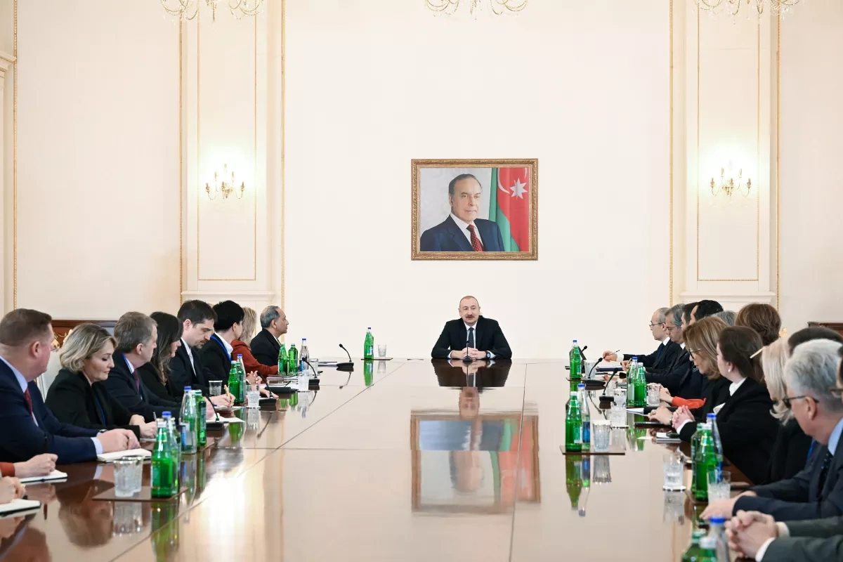 Azerbaijani president receives US Chamber of Commerce delegation in Baku PHOTO