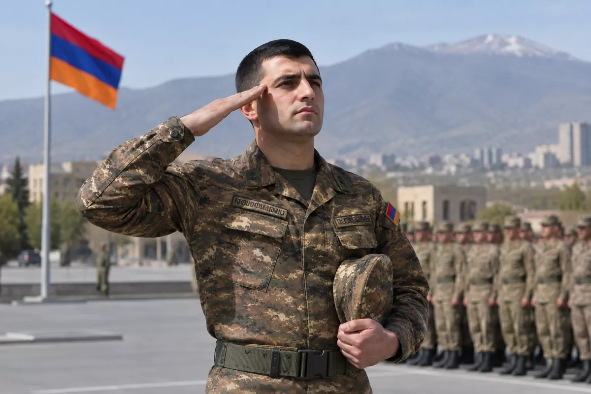 Armenian military shifts salute protocol toward NATO standards