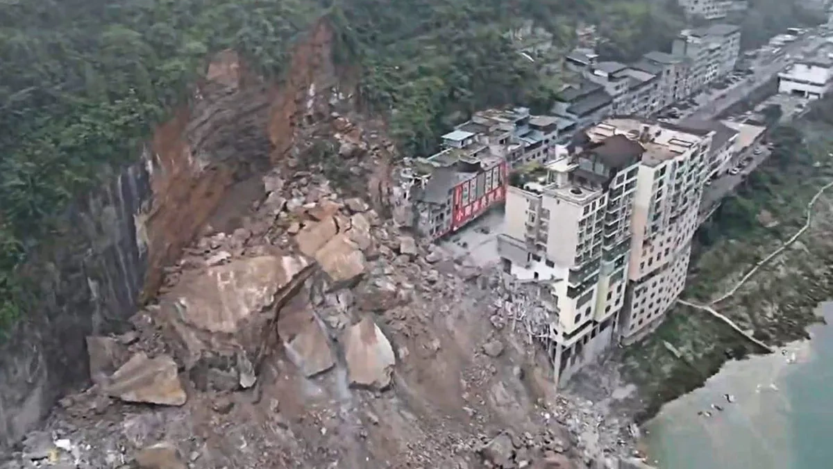 Massive landslide buries homes in southwest China, rescue race underway