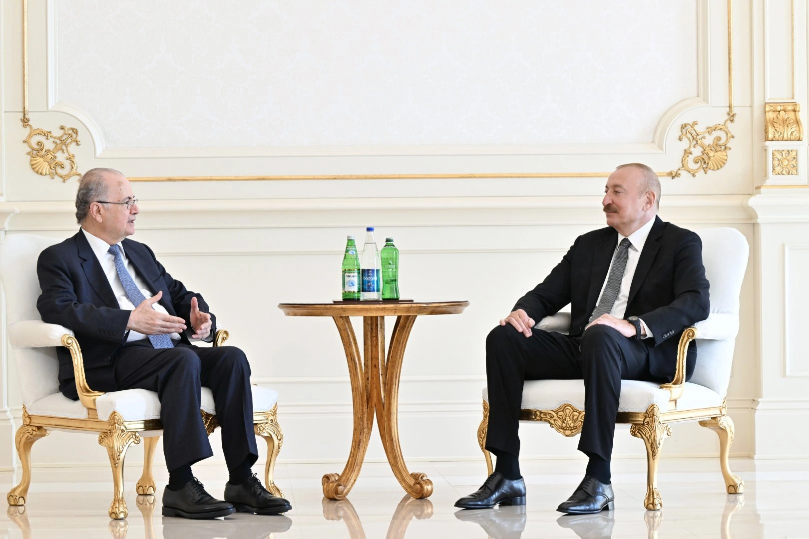 President Ilham Aliyev meets with Palestinian Prime Minister (PHOTO)