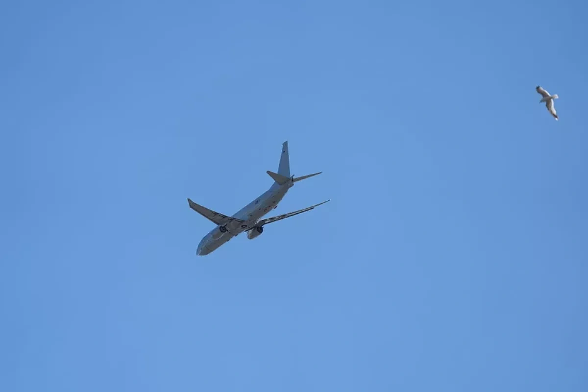RAF maritime patrol aircraft conducts surveillance flight near Belarus, Russia