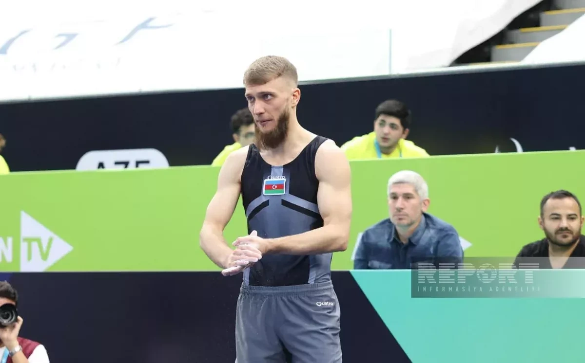 Azerbaijani gymnasts ascend onto podium at FIG World Cup AGF Trophy 2026 in Baku / PHOTO