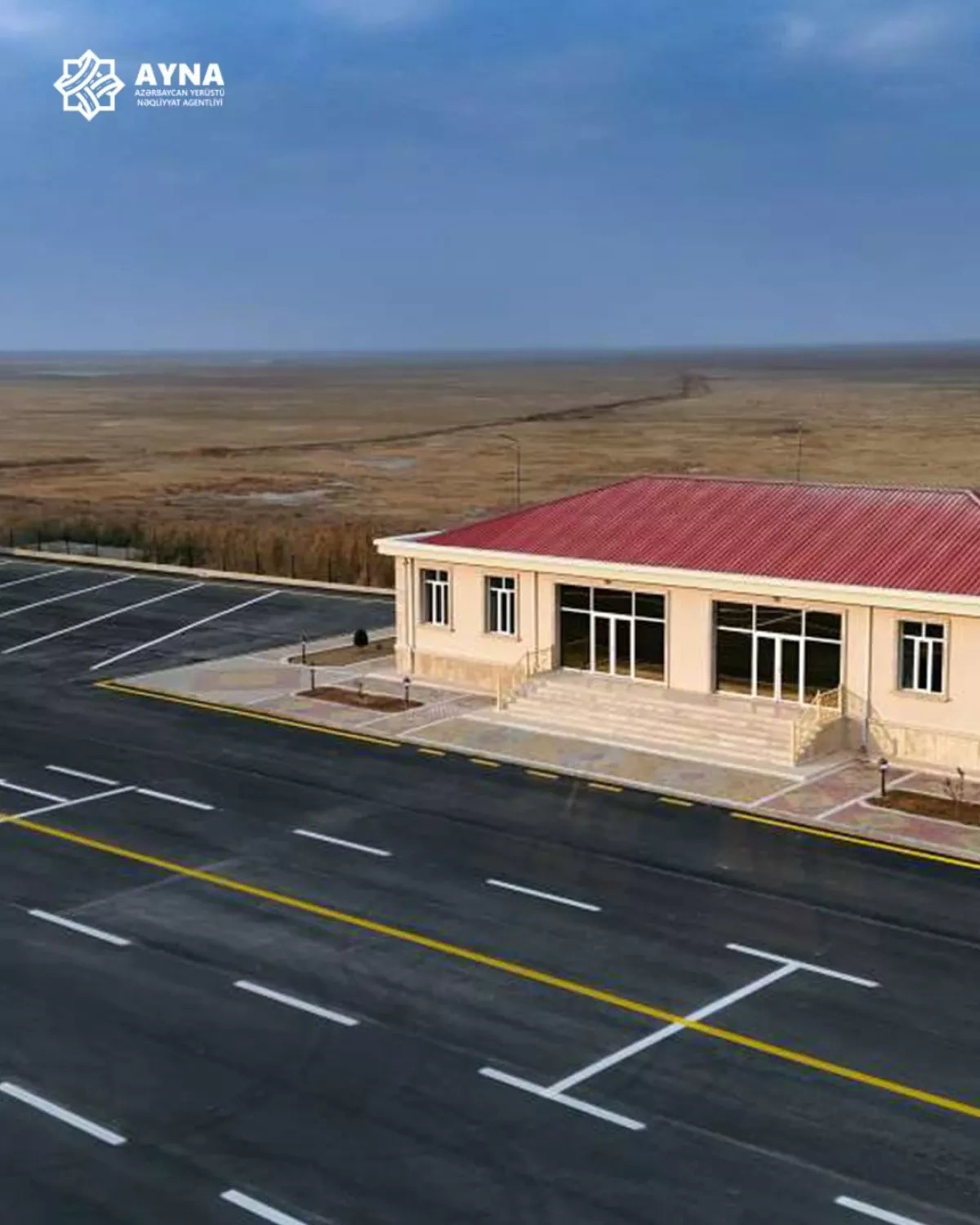 Azerbaijan opens major trailer parking facility on border with Türkiye PHOTO