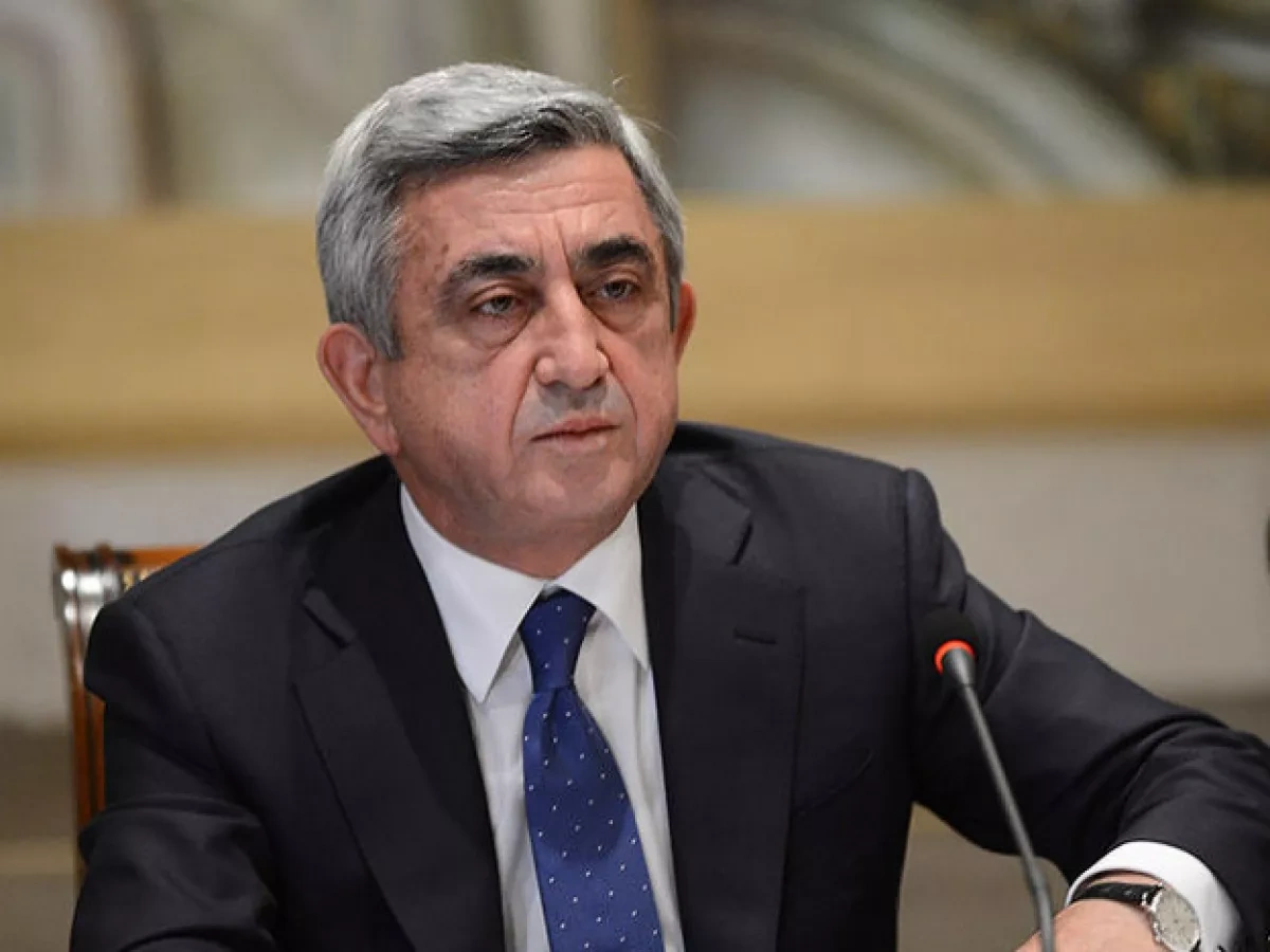 Armenia imposes travel ban on ex-President Sargsyan