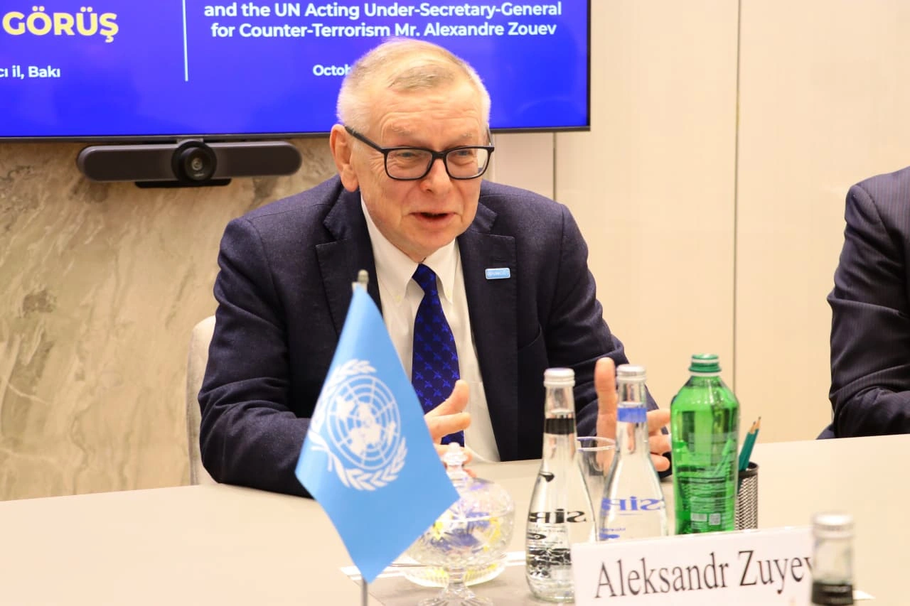 Azerbaijan prosecutor general meets acting UN counterterrorism head in Baku (PHOTO)