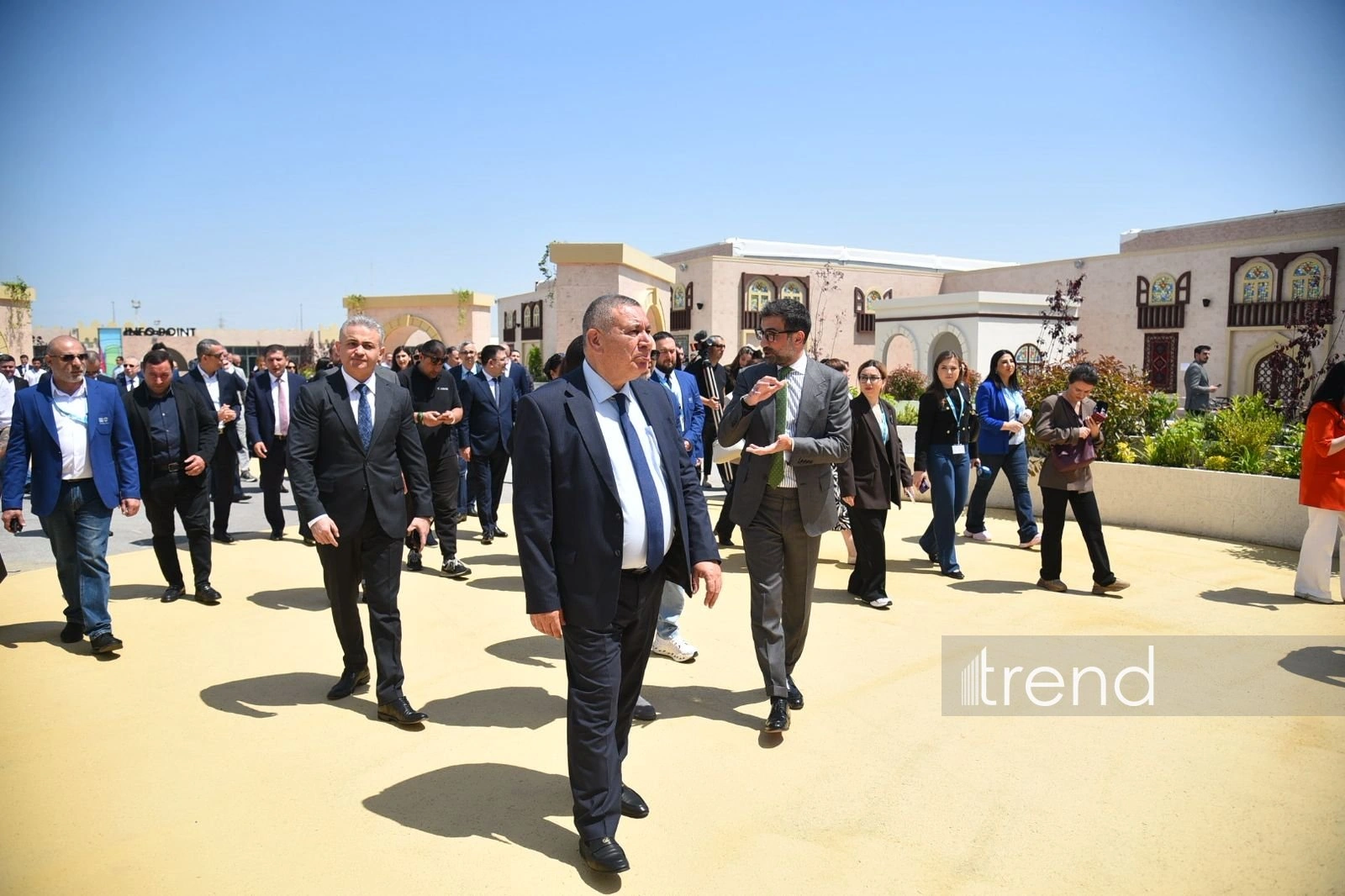 Media representatives inspect final work ahead of WUF13 (PHOTO)
