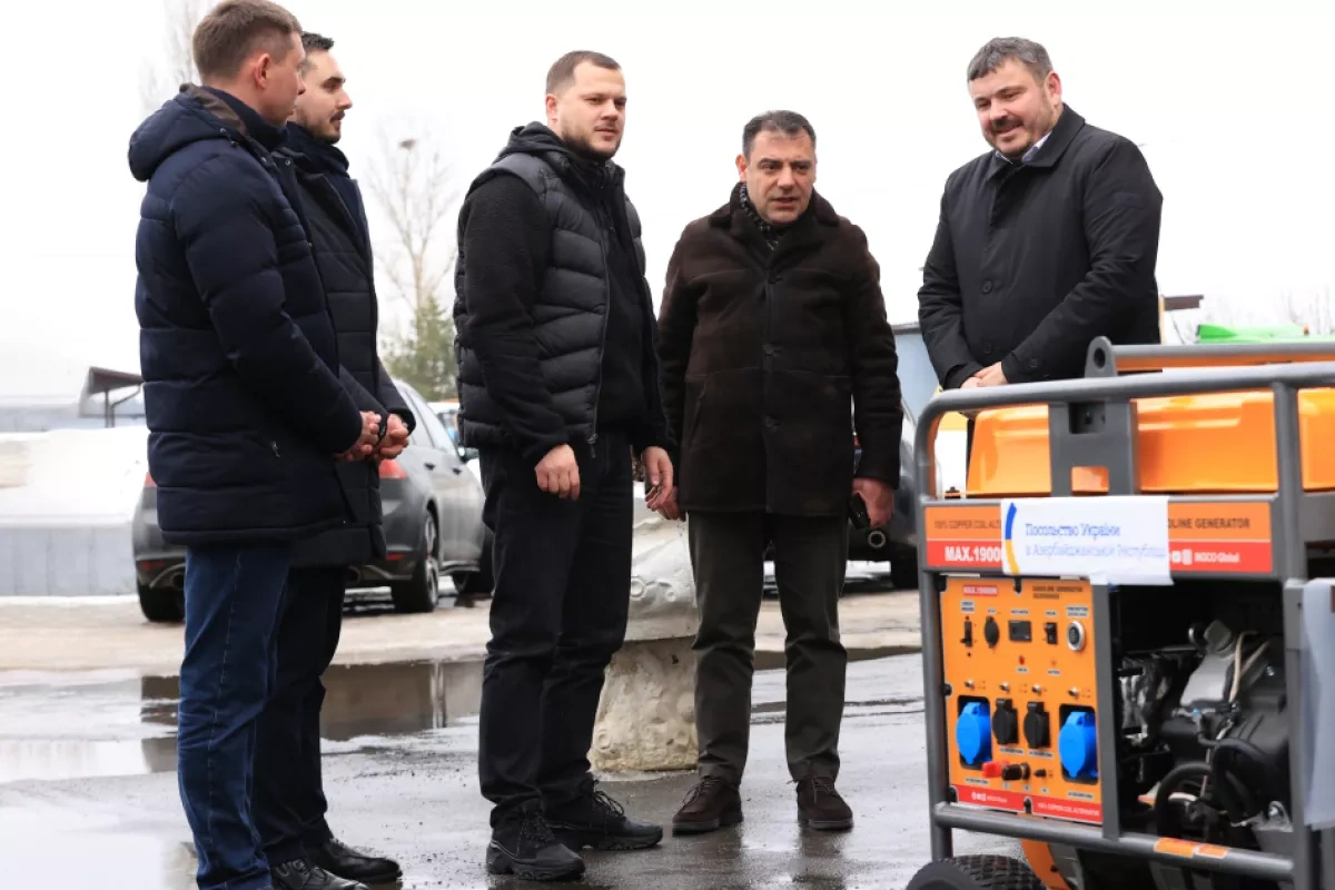 Generators and heating units from Azerbaijan reach Ukraine's Irpin photo