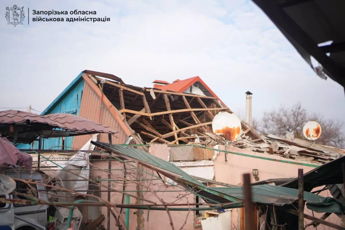 Homes damaged and residents wounded in Russian attack on Zaporizhzhia photo / video