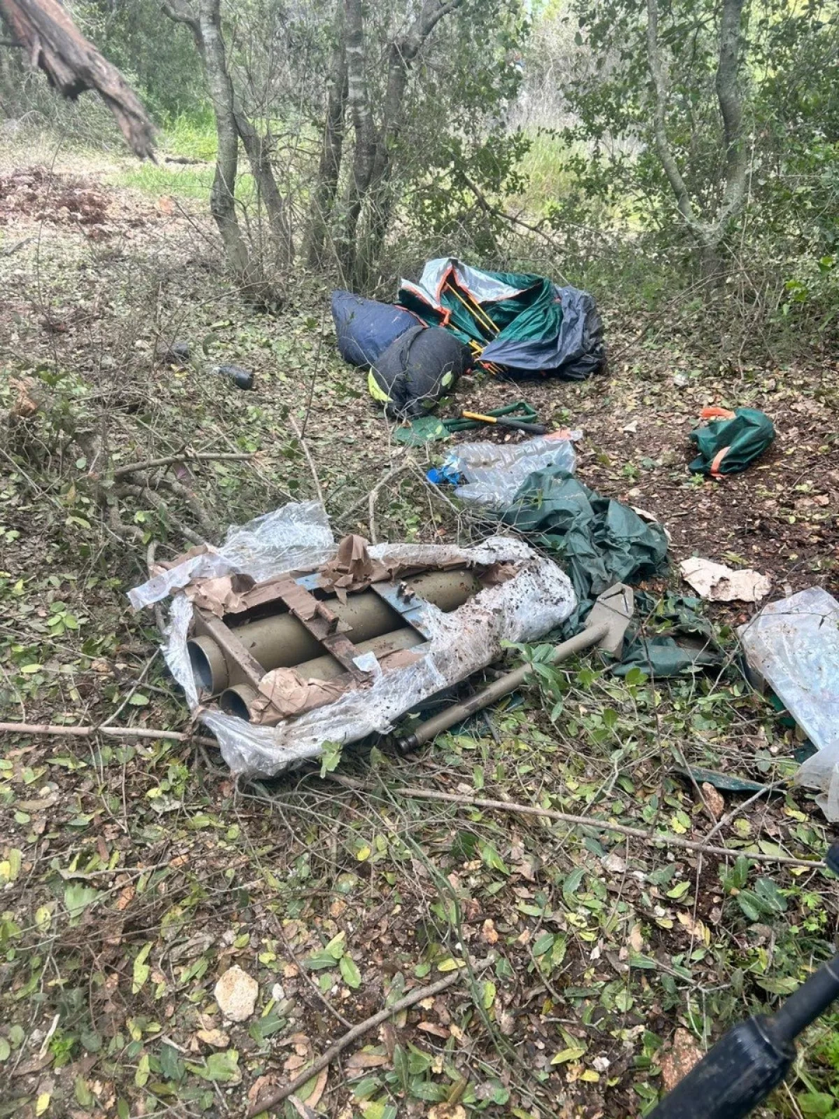 Israeli military says troops destroy rocket launcherinh southern Lebanon Photo