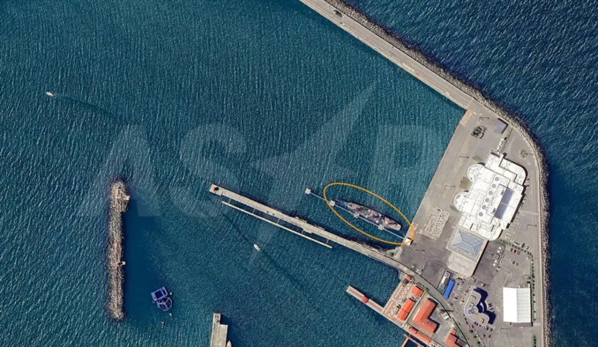 Two smoke plumes seen over Sochi Port after reported drone attack PHOTO