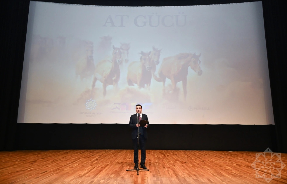 Documentary “Horse Power” presented at Nizami Cinema Center (PHOTO)
