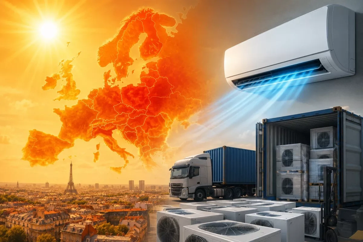 Europe's heatwave sparks rush for Chinese air conditioners