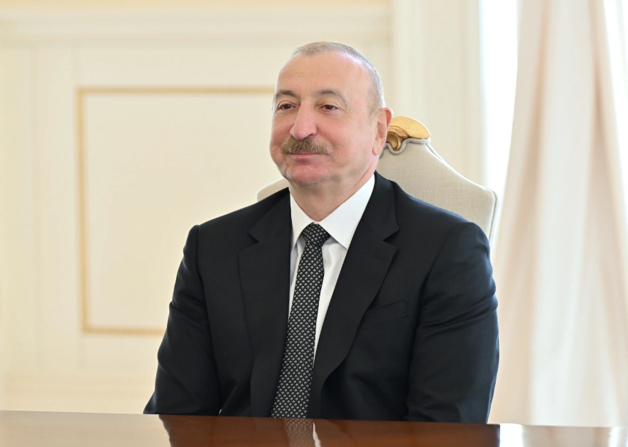 President Ilham Aliyev receives delegation led by Speaker of National Council of Slovakia (PHOTO)