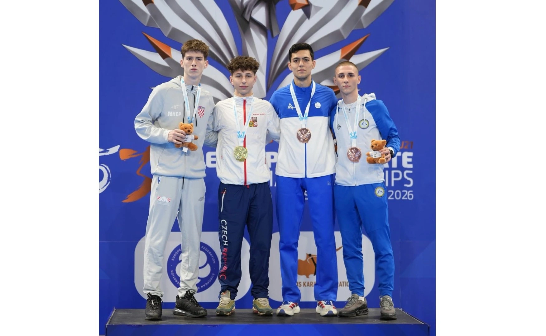 Azerbaijani karatekas win medals at European Championships (PHOTO)