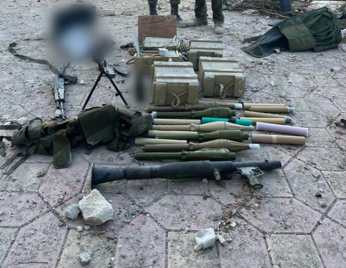 Israeli military uncovers massive weapons cache in southern Lebanon PHOTO