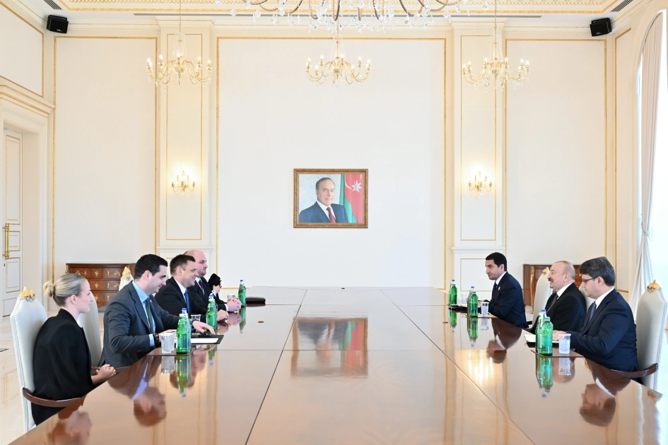 President Ilham Aliyev receives Deputy Prime Minister of Slovakia (PHOTO)
