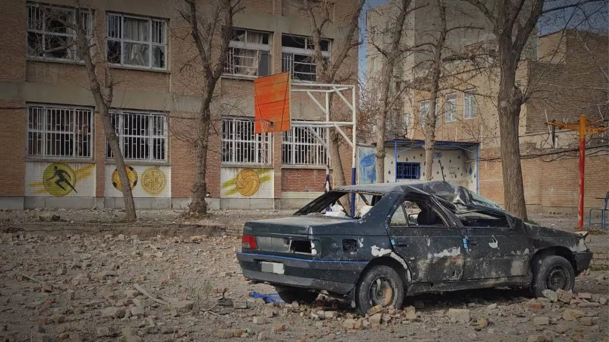 Media: US-Israeli airstrike destroys Ismat Girls’ School in Urmia photo