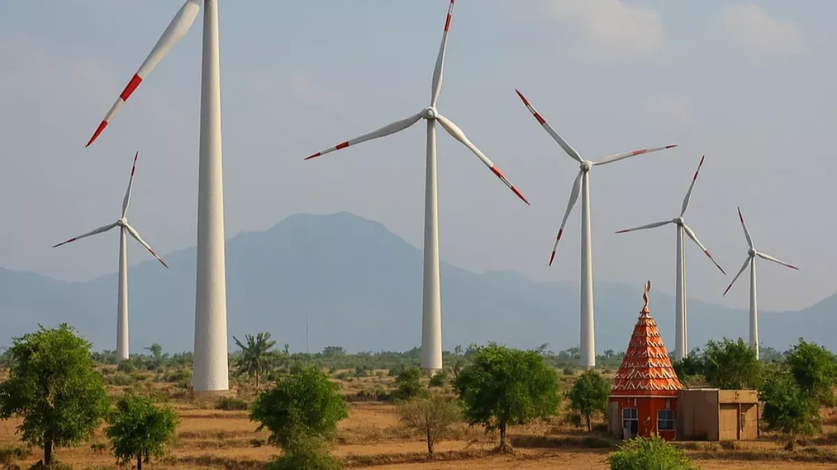 India accelerates wind, battery power amid gas shortage