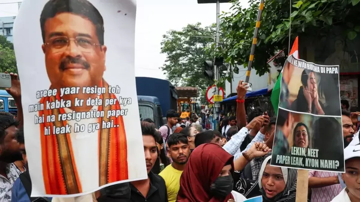 India’s education minister resigns after exam leak protests