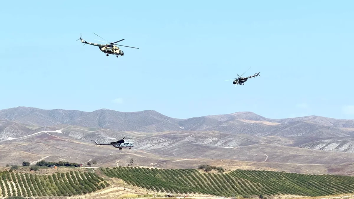 Azerbaijan, Türkiye, Uzbekistan conduct helicopter airborne drill PHOTO / VIDEO