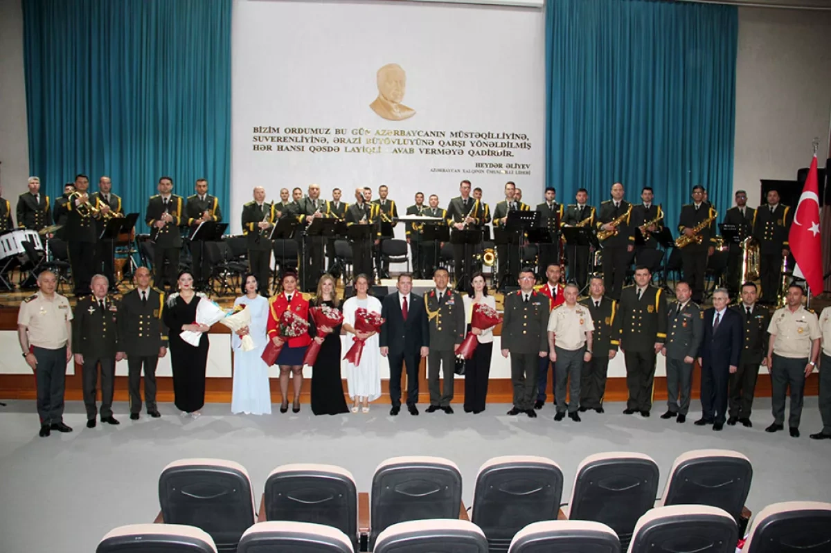 Turkish military band stages special Armed Forces Day concert in Azerbaijan PHOTO