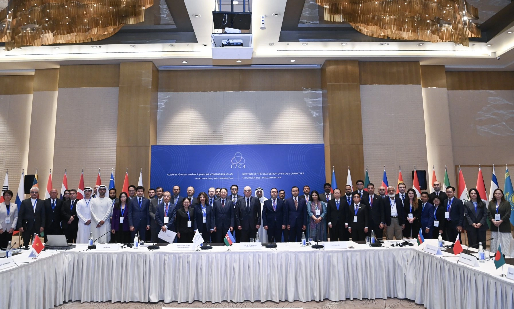 CICA officials agree draft documents for Baku summit on Oct. 15 (PHOTO)
