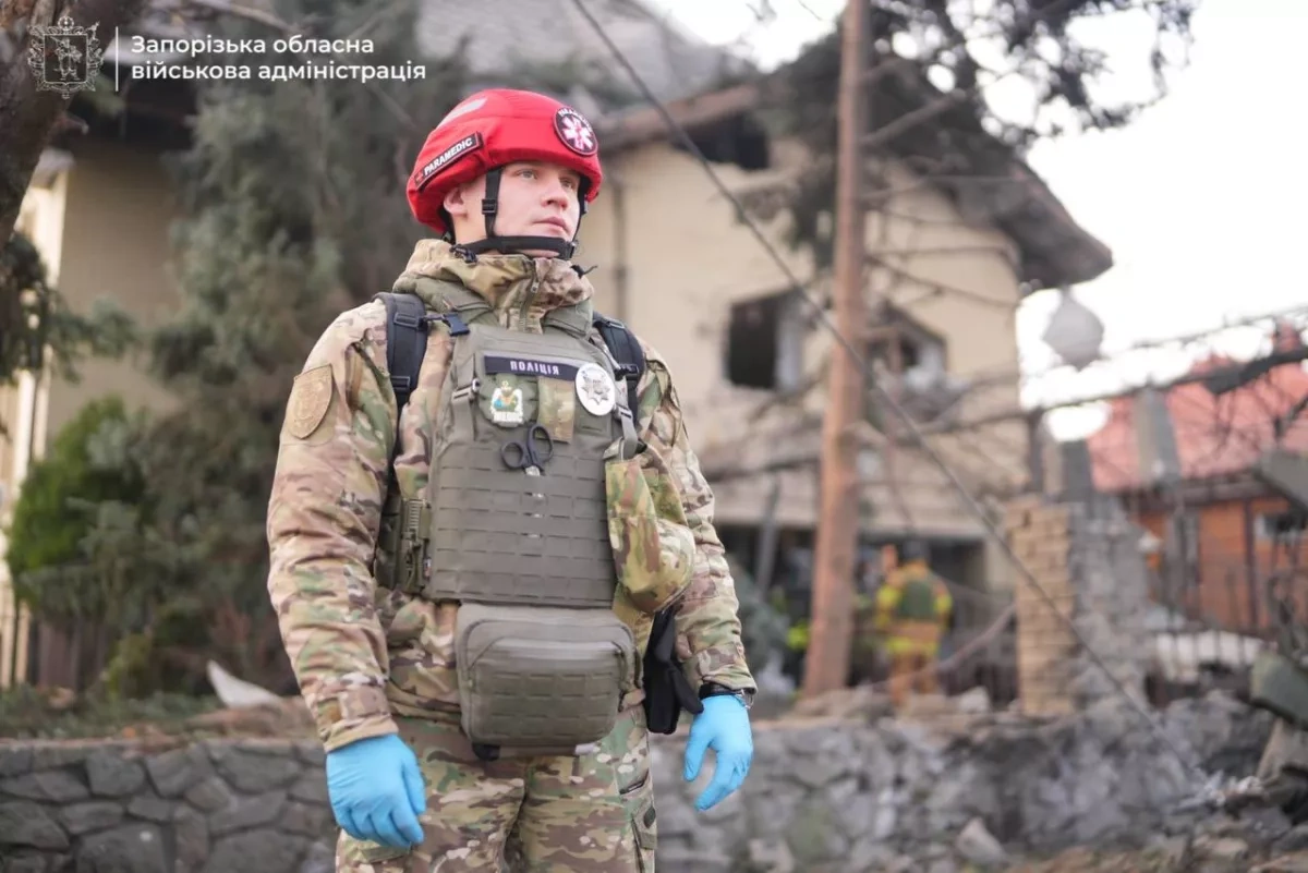 Homes damaged and residents wounded in Russian attack on Zaporizhzhia photo / video