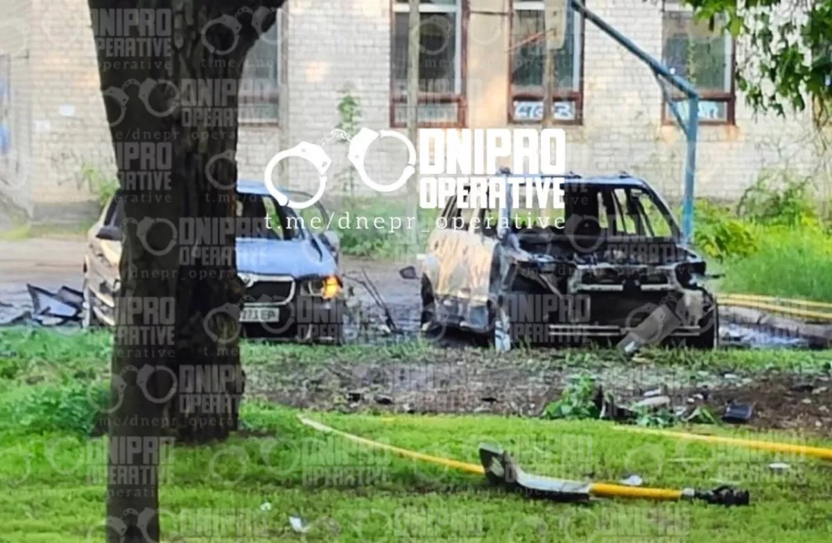 Car explosion in Ukraine's Dnipro leaves two injured, police say PHOTO