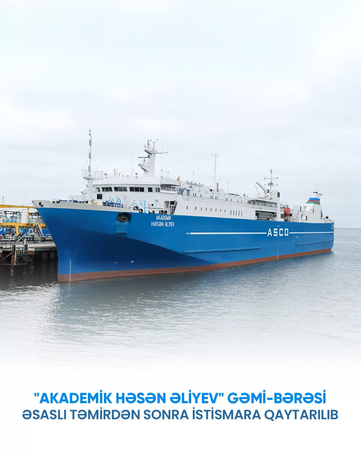 Azerbaijan’s key freight ferry rejoins Middle Corridor following overhaul