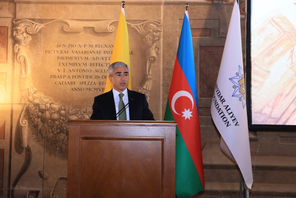 Event held in Vatican dedicated to presentation of joint projects with Heydar Aliyev Foundation (PHOTO)