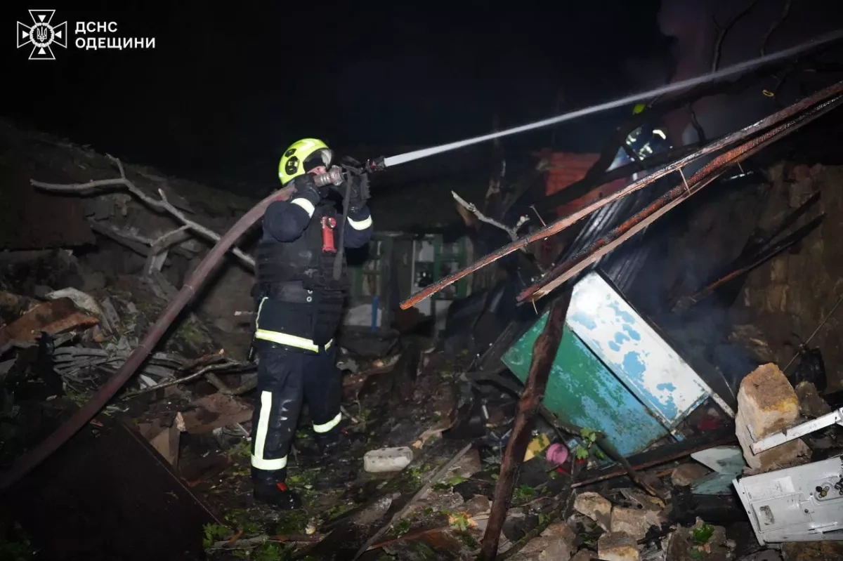 Russia launches overnight drone attack on Odesa PHOTO