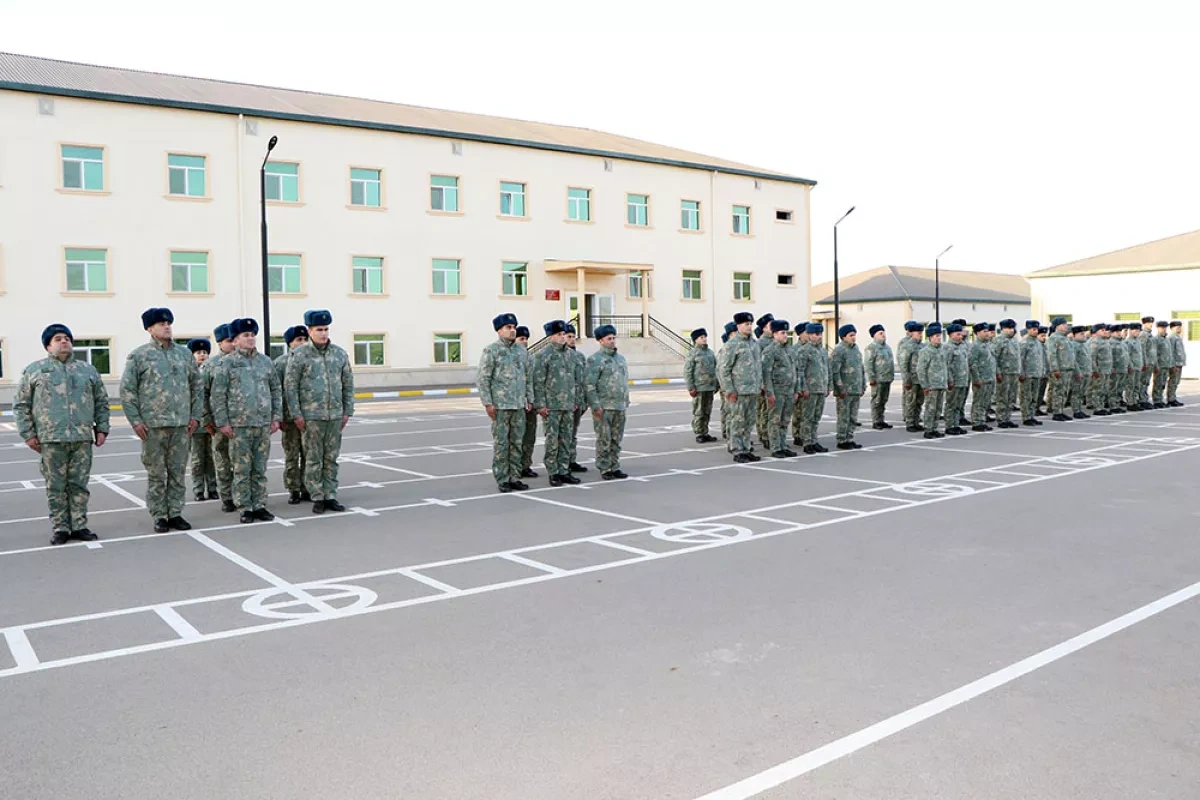 Azerbaijani top military officials visit Air Force units PHOTO