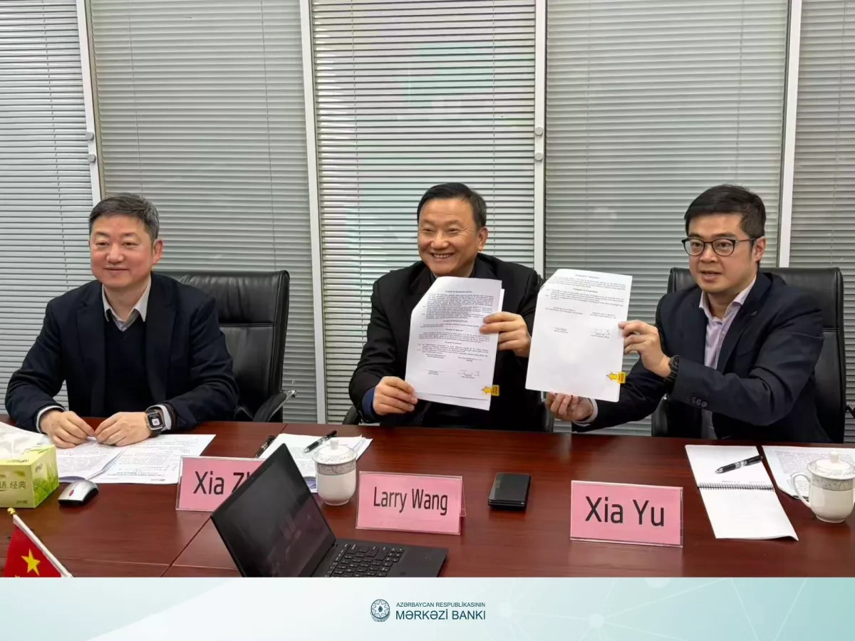 Azerbaijan’s Central Bank, China's UnionPay ink cooperation agreement Photo