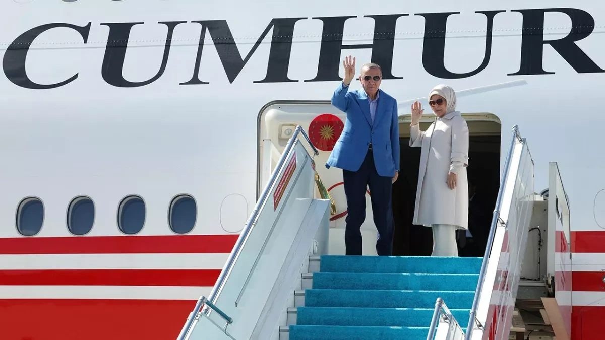 Erdoğan heads to Kazakhstan for talks with Tokayev, Turkic states summit