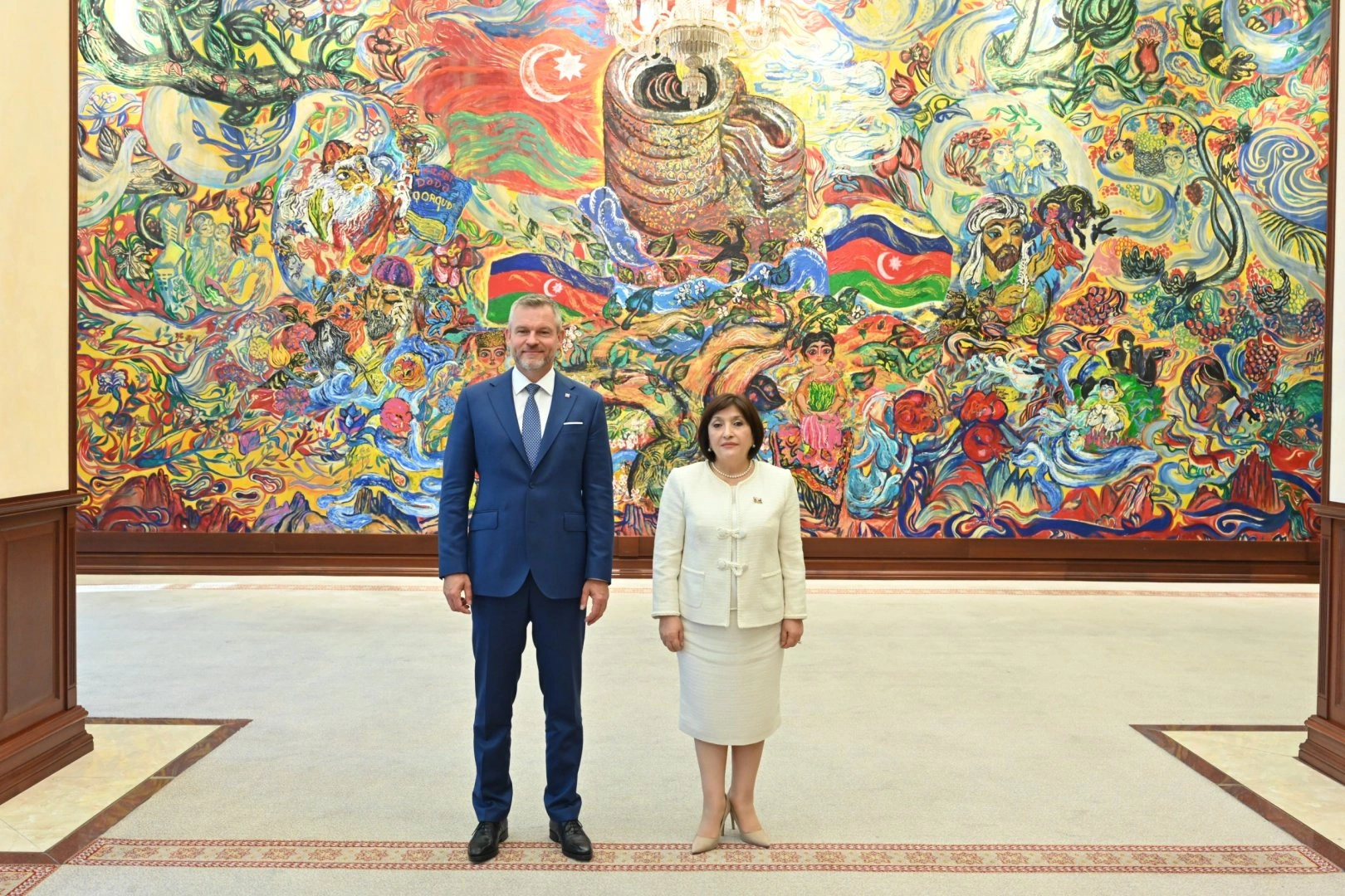 Azerbaijan’s Parliament Speaker meets with President of Slovakia (PHOTO)