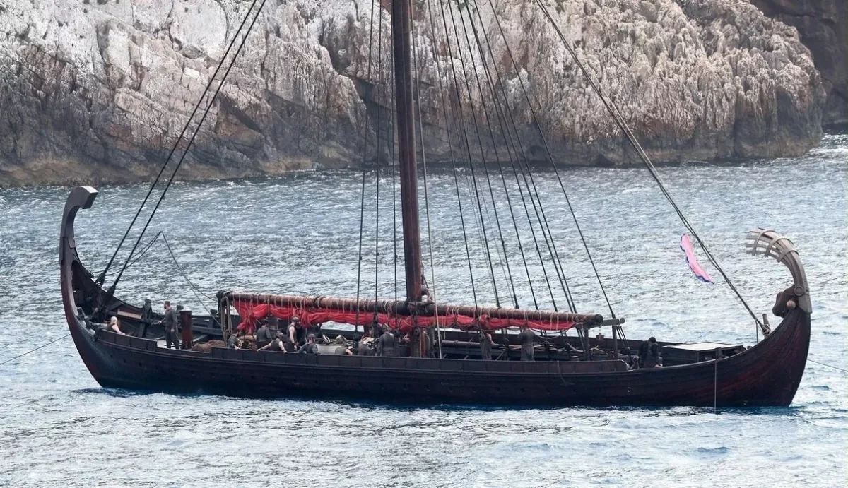 Replica Viking ship damaged during “The Odyssey” filming SWEDISH GROUP SEEKS $6000 FROM UNIVERSAL