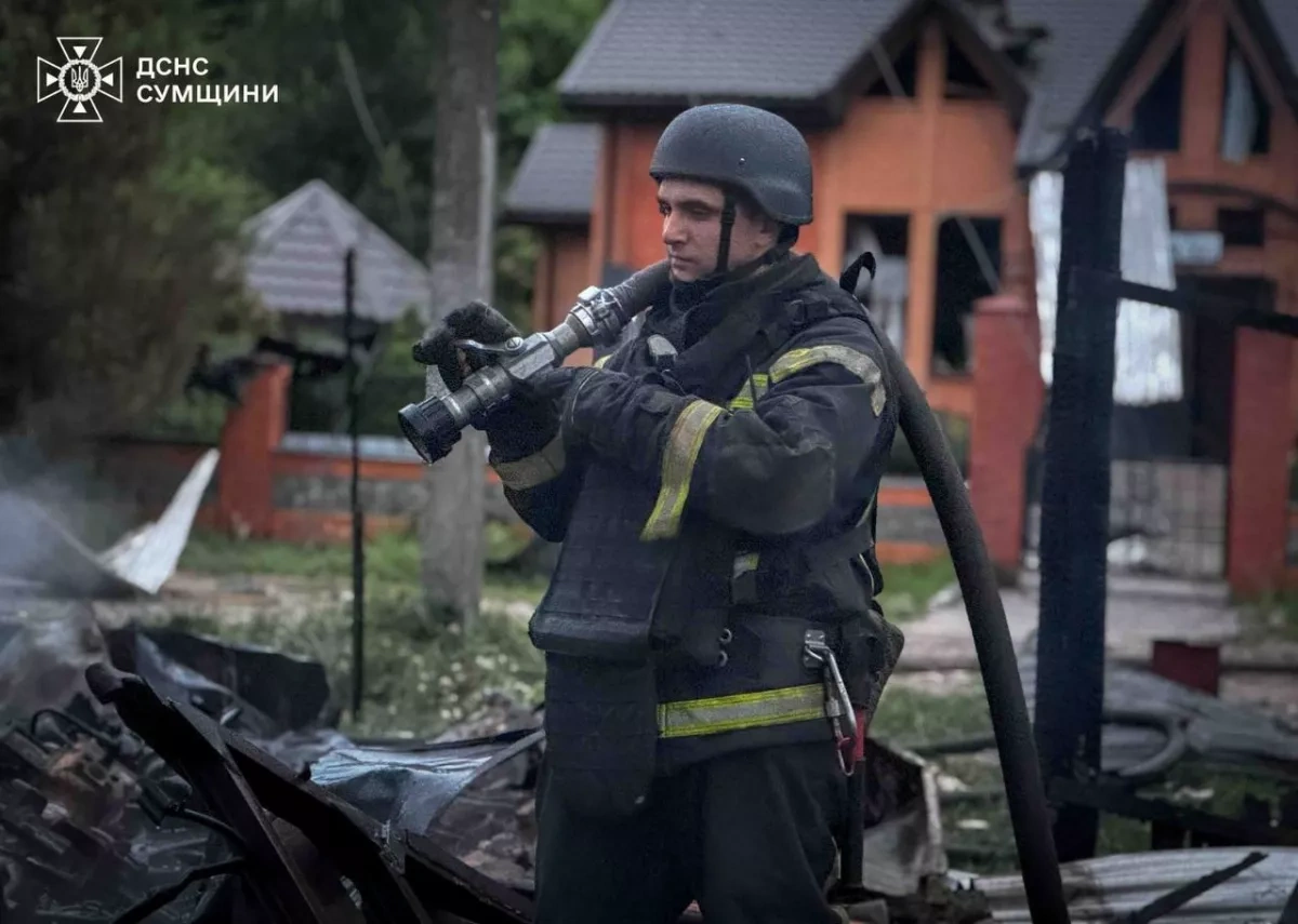 Russian UAV strike hits residential areas in Sumy region PHOTO