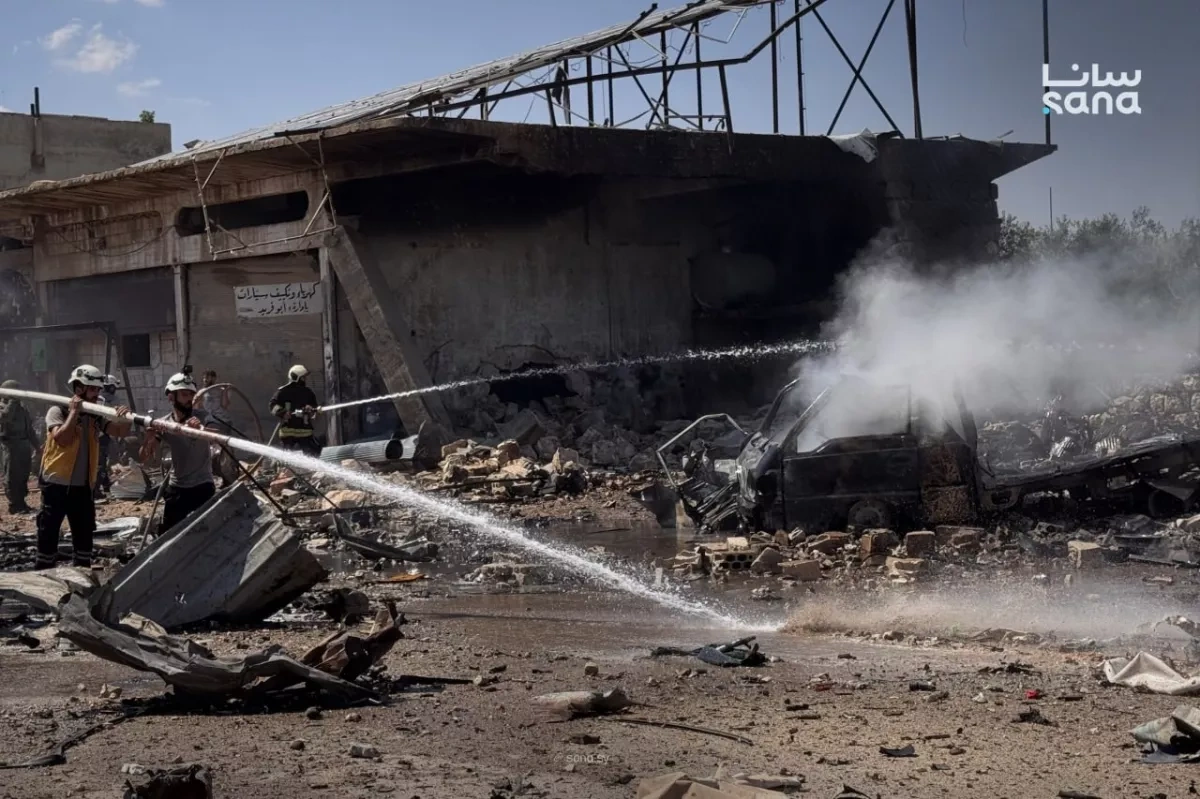 Two killed, five injured in ammunition-laden vehicle blast in Syria PHOTO