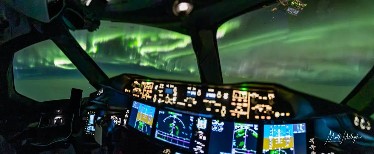 Pilot captures record-breaking auroras in astonishing shots mid-flight PHOTO