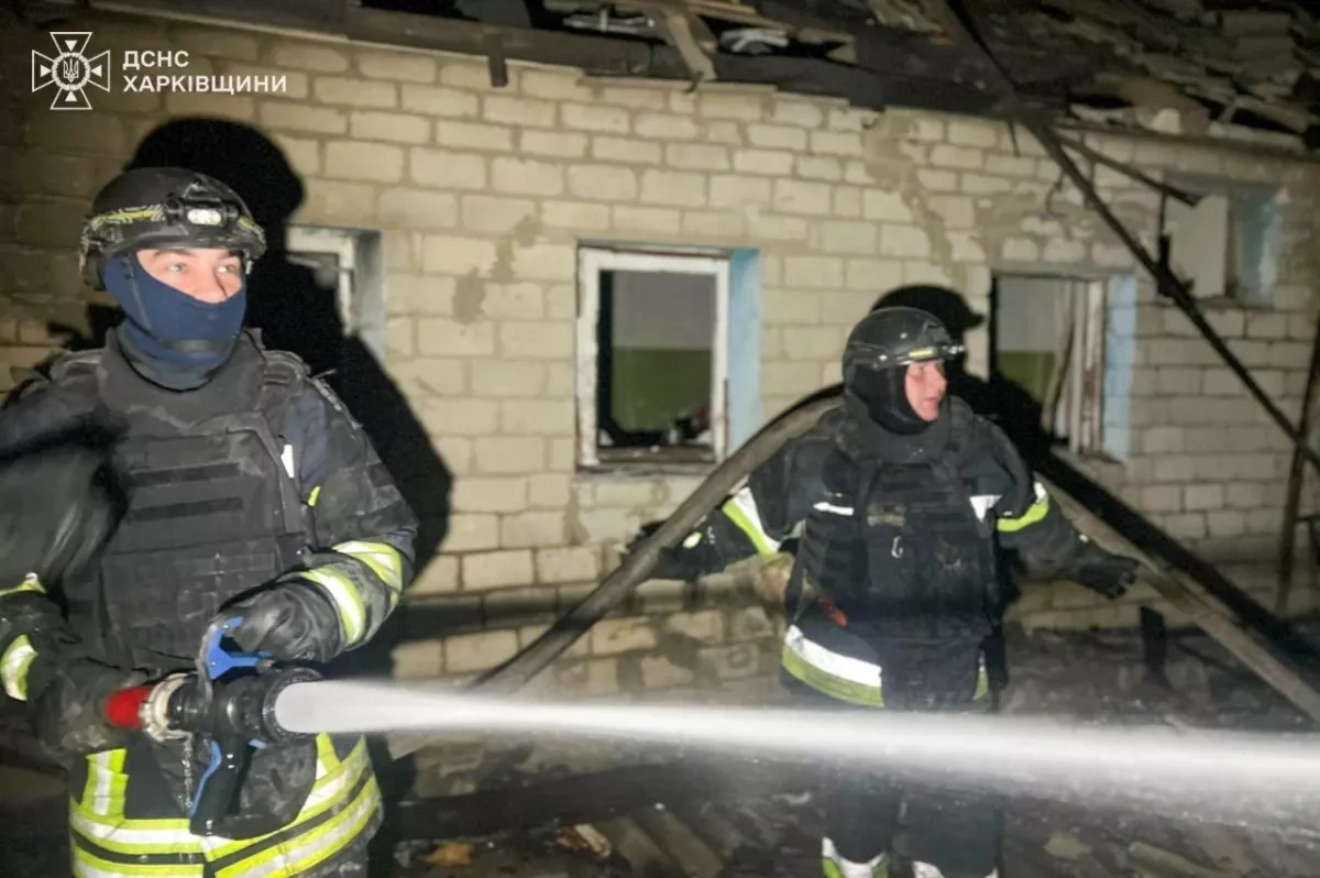 Drone hits home in Ukraine's Kharkiv region, one injured photo