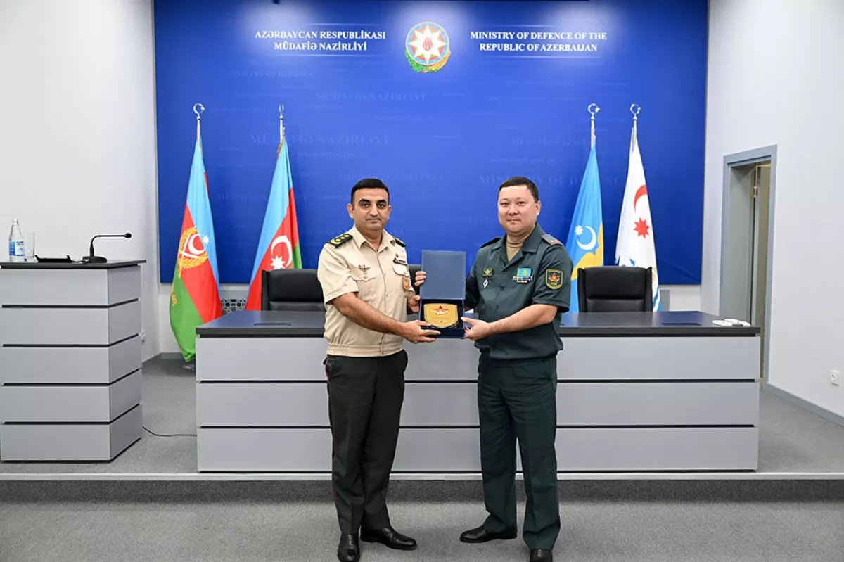 Azerbaijan, Hungary, Kazakhstan discuss cooperation in military information PHOTO