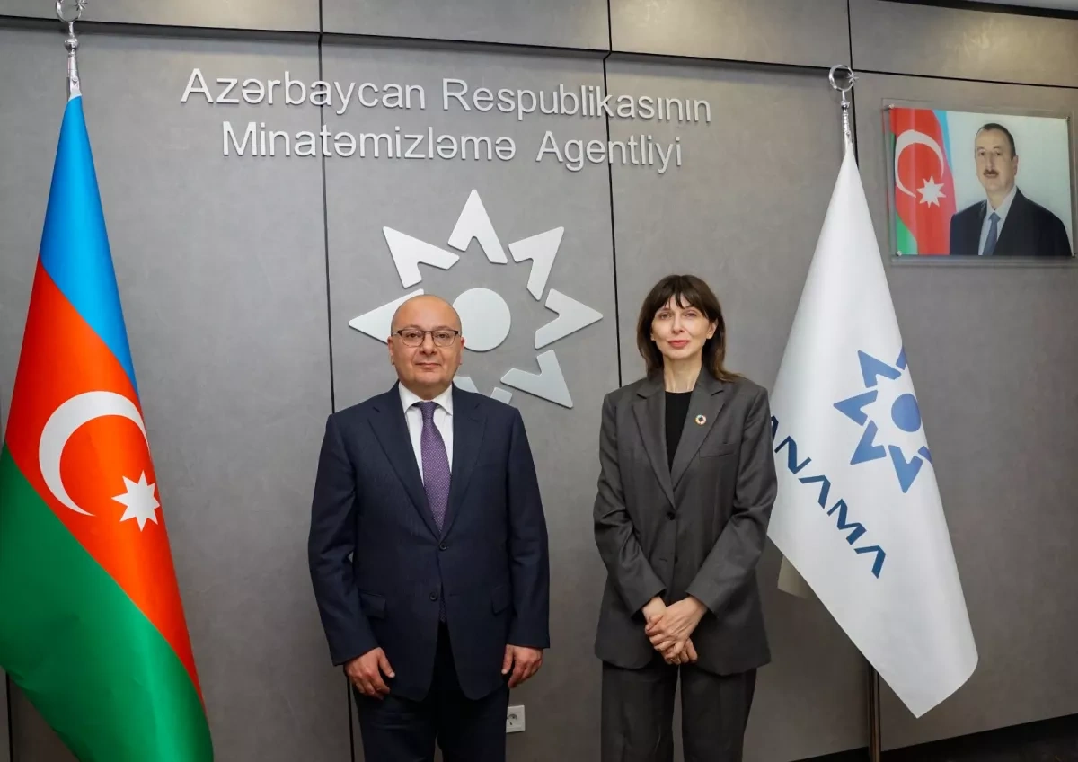 ANAMA chief, UN resident coordinator discuss humanitarian demining in Azerbaijan Photo