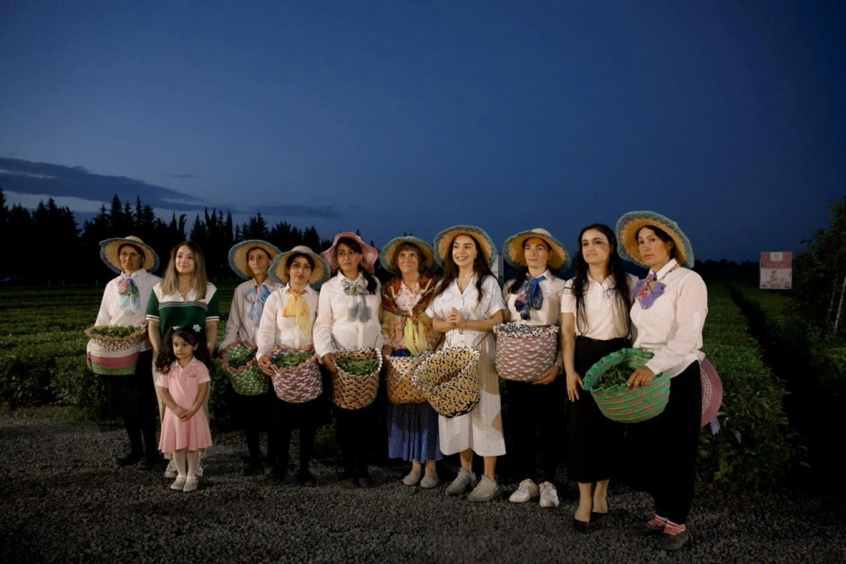 Leyla Aliyeva visits "Yashil Chay" farm in Lankaran (PHOTO)
