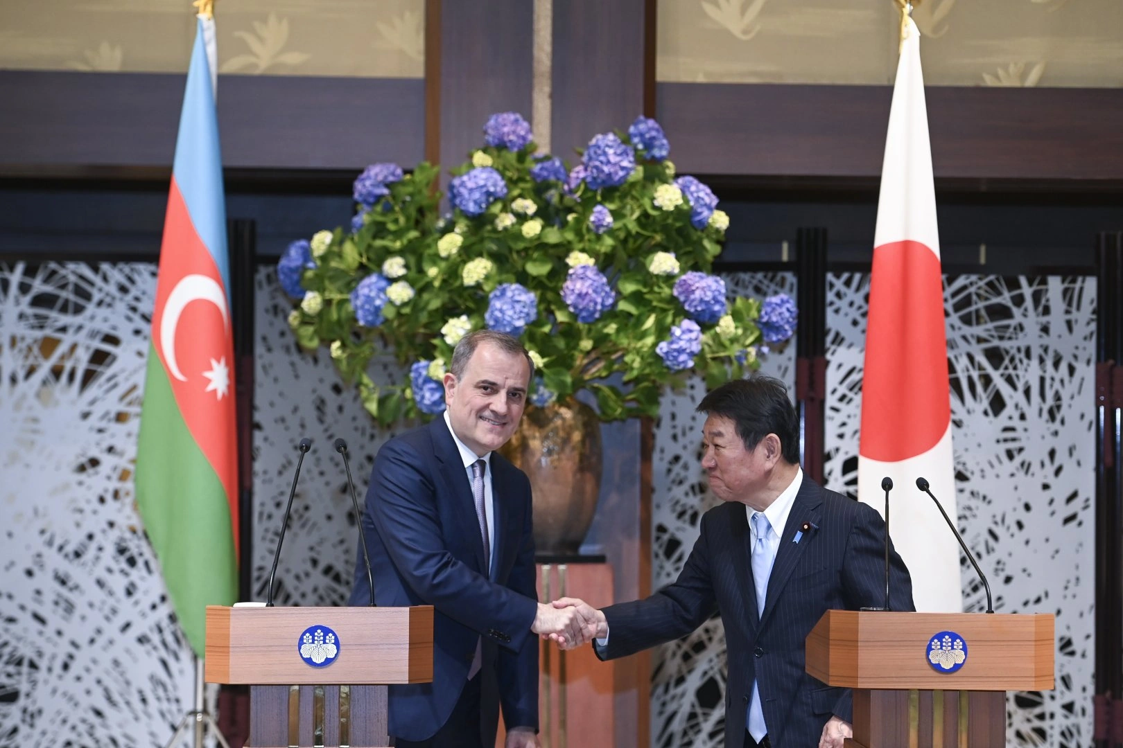 Azerbaijani and Japanese foreign ministers highlight maritime security importance (PHOTO)