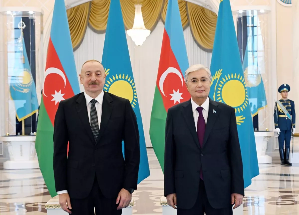Azerbaijani, Kazakhstani leaders discuss strategic alliance