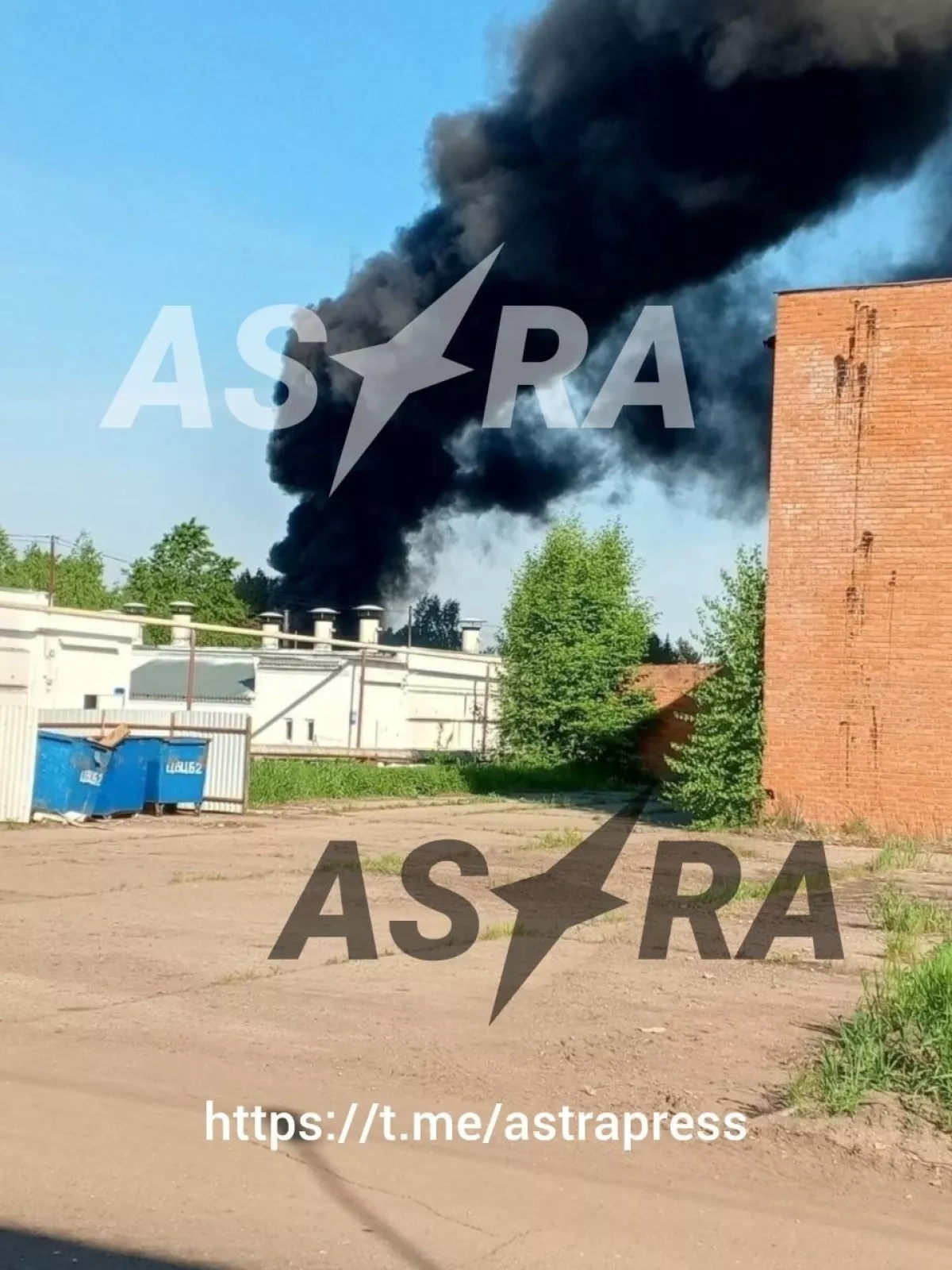 ASTRA: Smoke rises near major poultry farm in Russia’s Udmurtia PHOTO